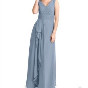 Azazie Dusty Blue Size 12 Julianna